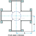 فراغ ISO 5WAY الصليب